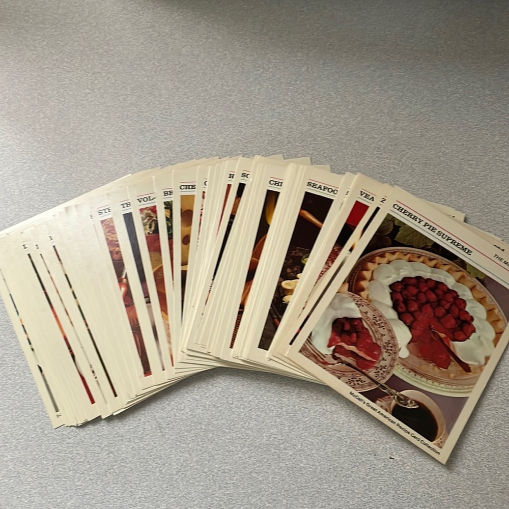 🌻3 for $25 🌻 Lot of Vintage Recipe Cards